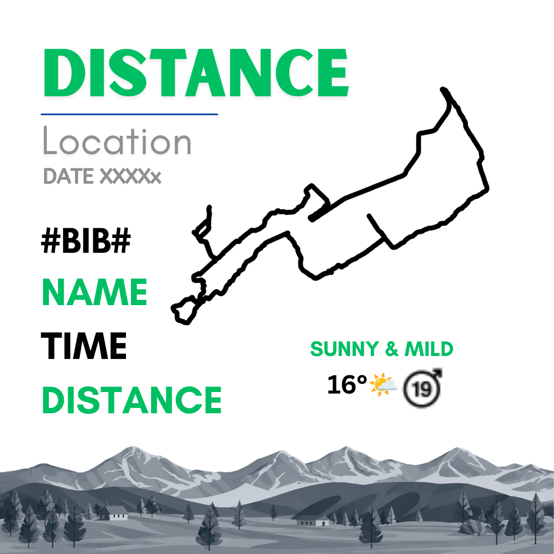 Personalised Coaster - Any distance