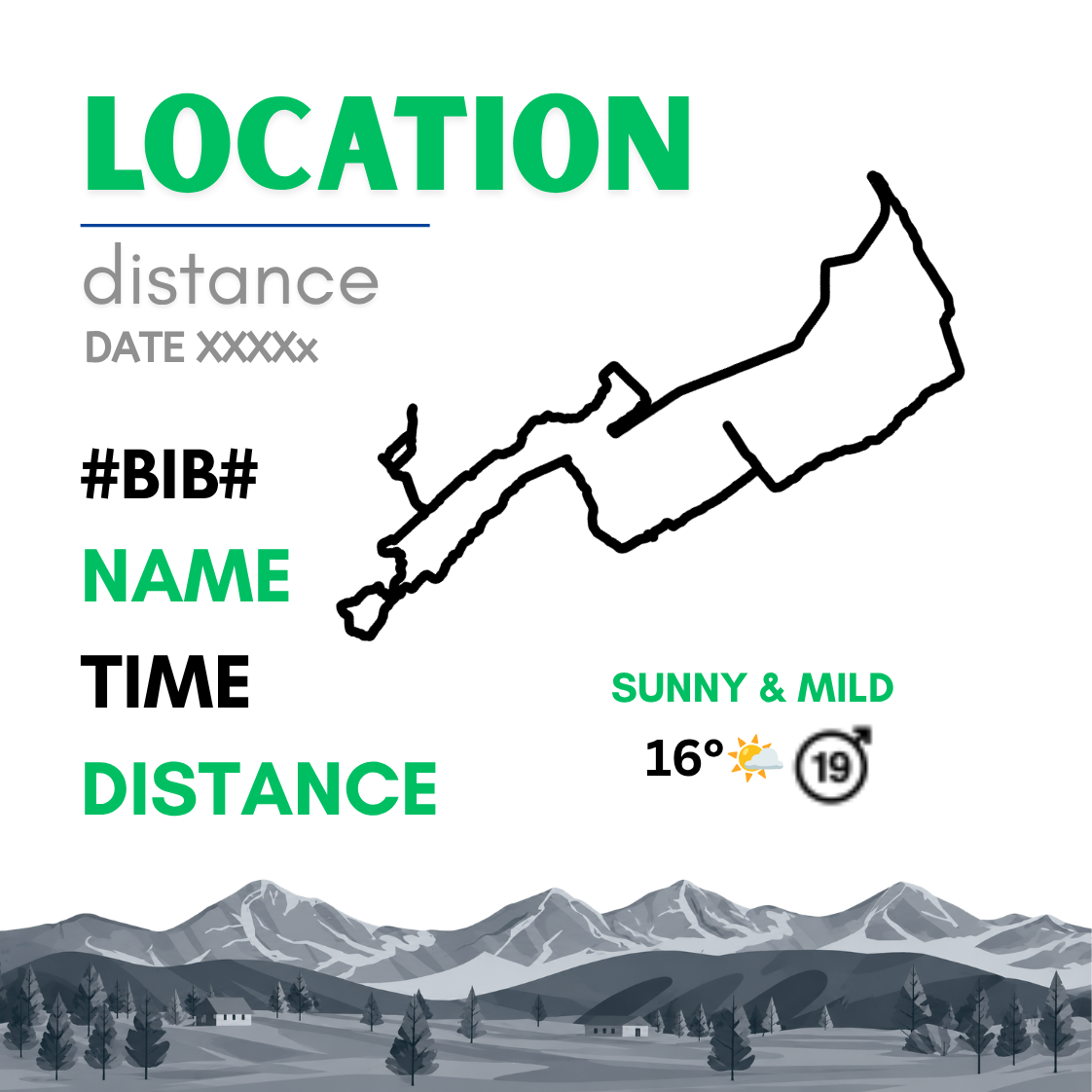 Personalised Coaster - Any distance