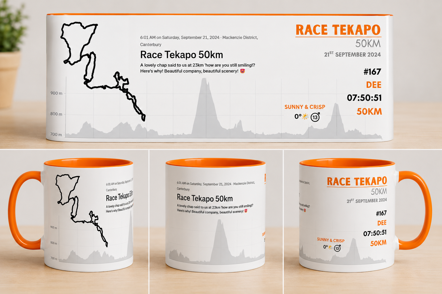 Memory Mug - Strava Personalised Mug