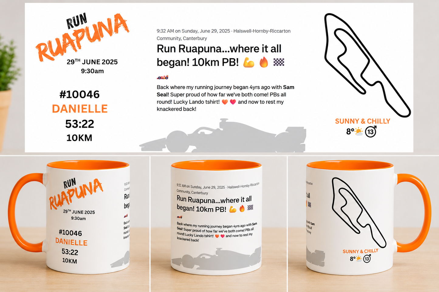 Memory Mug - Strava Personalised Mug
